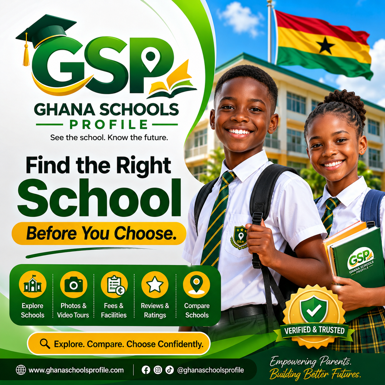 Ghana Schools Profile — see the school before you choose the school
